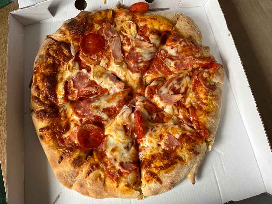 Takeaway Pizza from the Old Ox Inn Shillingstone Dorset